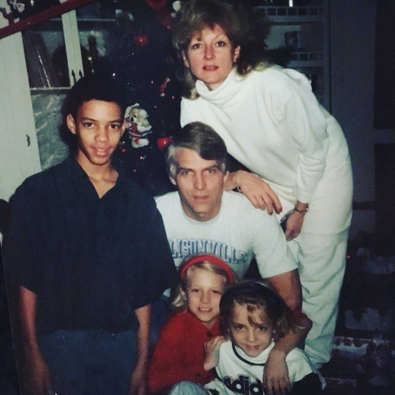 Kate Miller's family photo from childhood